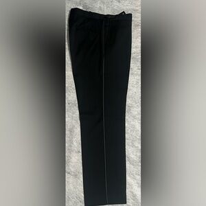 Ted Baker London Tuxedo Dress Straight Leg Pants ~Size:30/30~in black wool